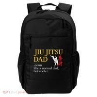Jiu Jitsu Dad Noun Like A Normal Dad But Cooler Bbj Mma Backpack thumb 0