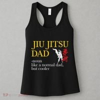 Jiu Jitsu Dad Noun Like A Normal Dad But Cooler Bbj Mma Women's Tank Top thumb 3