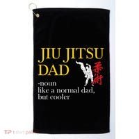 Jiu Jitsu Dad Noun Like A Normal Dad But Cooler Bbj Mma Golf Towel thumb 0