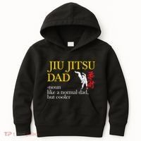 Jiu Jitsu Dad Noun Like A Normal Dad But Cooler Bbj Mma Kids Hoodie thumb 0