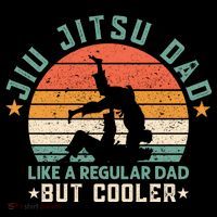 Jiu Jitsu Dad Like A Regular Dad But Cooler Ornament thumb 1