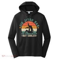 Jiu Jitsu Dad Like A Regular Dad But Cooler Performance Fleece Hoodie thumb 0