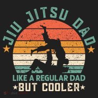 Jiu Jitsu Dad Like A Regular Dad But Cooler Hat thumb 2