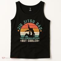 Jiu Jitsu Dad Like A Regular Dad But Cooler Tank Top thumb 2