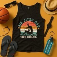 Jiu Jitsu Dad Like A Regular Dad But Cooler Tank Top thumb 4