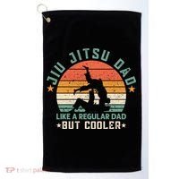 Jiu Jitsu Dad Like A Regular Dad But Cooler Golf Towel thumb 0