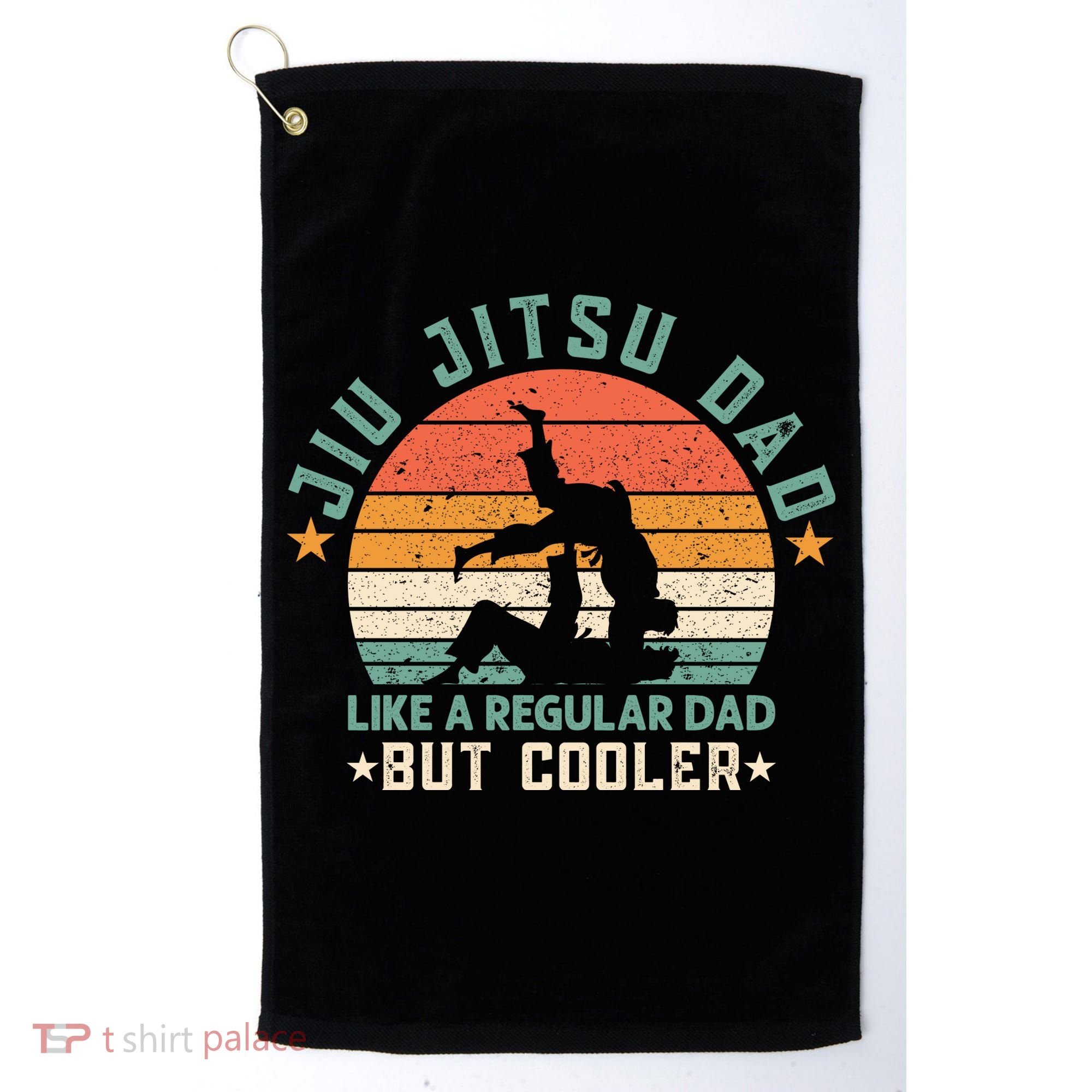 Jiu Jitsu Dad Like A Regular Dad But Cooler Golf Towel