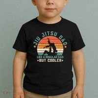 Jiu Jitsu Dad Like A Regular Dad But Cooler Toddler T-Shirt thumb 2