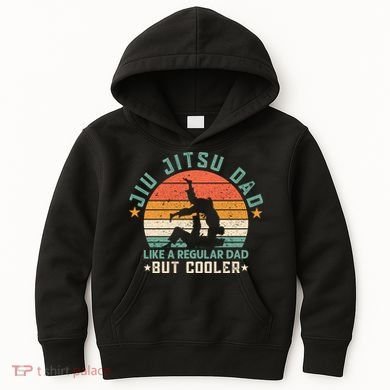 Jiu Jitsu Dad Like A Regular Dad But Cooler Kids Hoodie