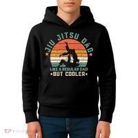 Jiu Jitsu Dad Like A Regular Dad But Cooler Kids Hoodie thumb 4