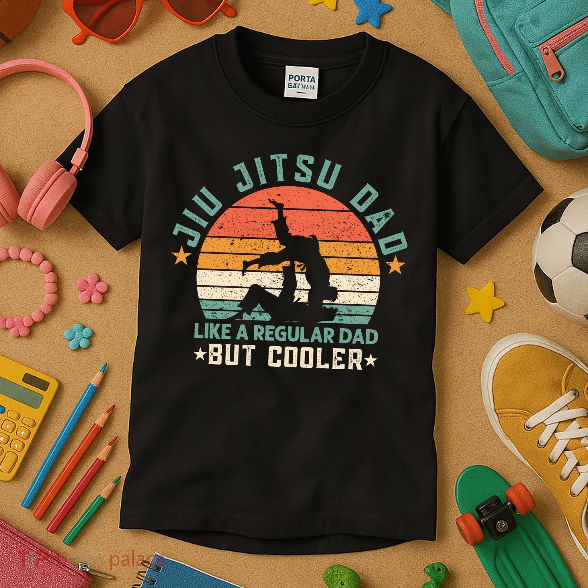 Jiu Jitsu Dad Like A Regular Dad But Cooler Kids T-Shirt