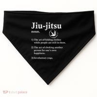 Jiu Jitsu Definition Funny Bjj USA-Made Doggie Bandana thumb 0