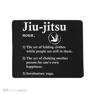 Jiu Jitsu Definition Funny Bjj Mousepad