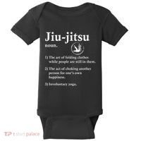 Jiu Jitsu Definition Funny Bjj Baby Bodysuit thumb 0