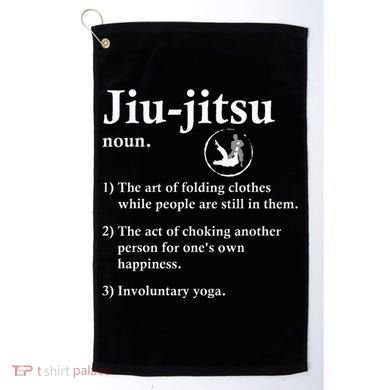 Jiu Jitsu Definition Funny Bjj Golf Towel