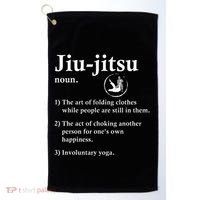 Jiu Jitsu Definition Funny Bjj Golf Towel thumb 0