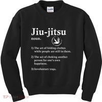Jiu Jitsu Definition Funny Bjj Kids Sweatshirt thumb 0