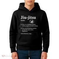Jiu Jitsu Definition Funny Bjj Kids Hoodie thumb 4