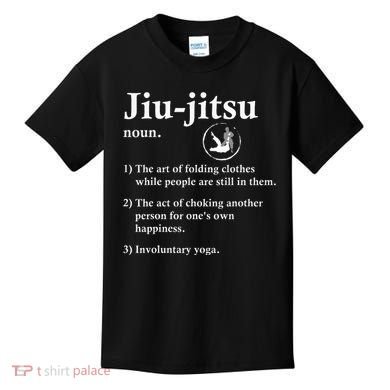 Jiu Jitsu Definition Funny Bjj Kids T-Shirt