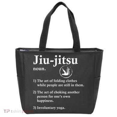 Jiu Jitsu Definition Funny Bjj Tote Bag