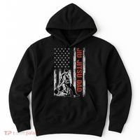 Jiu Jitsu Dad American Flag Fathers Day 4th Of July Gift Hoodie thumb 0