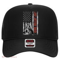 Jiu Jitsu Dad American Flag Fathers Day 4th Of July Gift Hat thumb 0