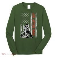 Jiu Jitsu Dad American Flag Fathers Day 4th Of July Gift Long Sleeve Shirt thumb 0
