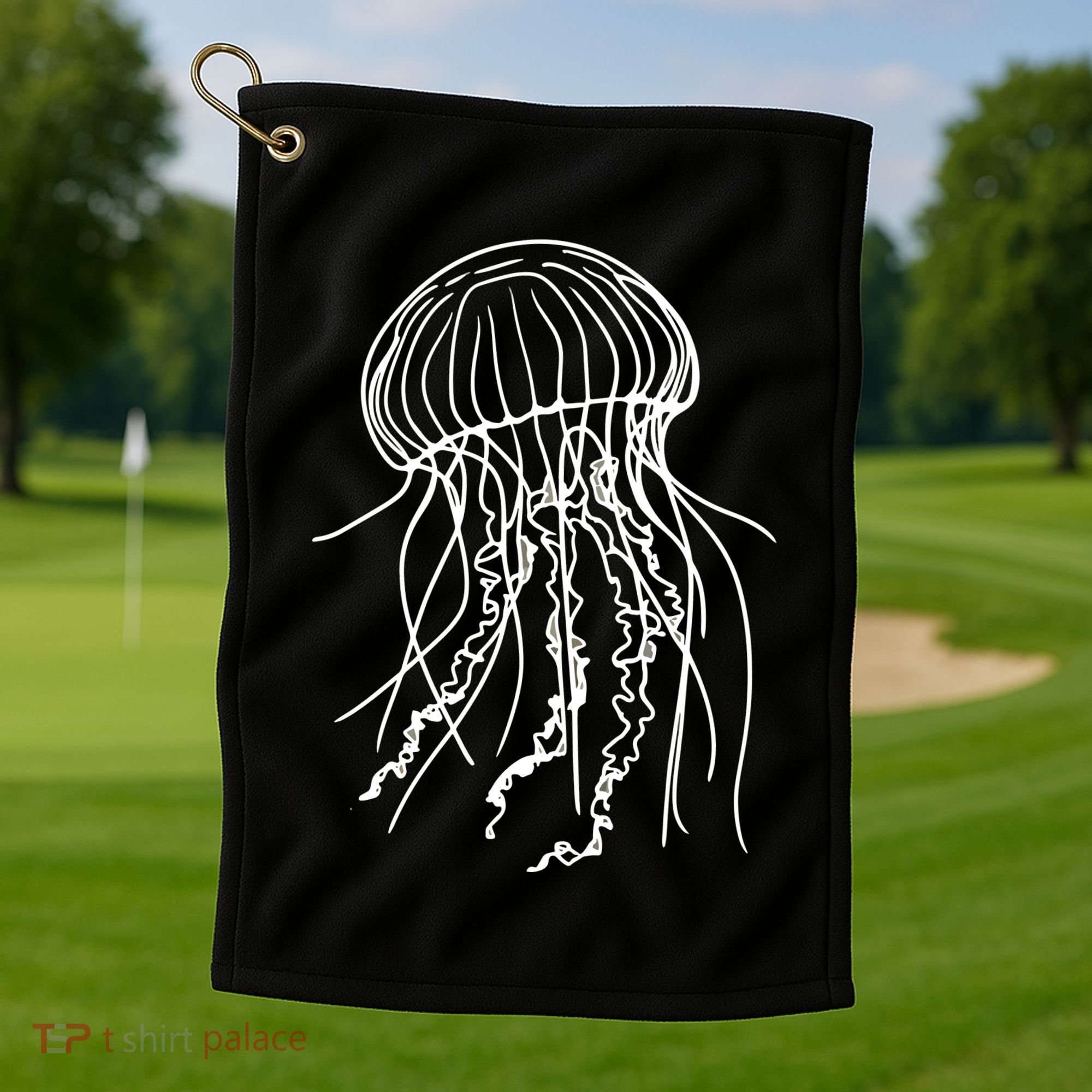 Jellyfish Golf Towel