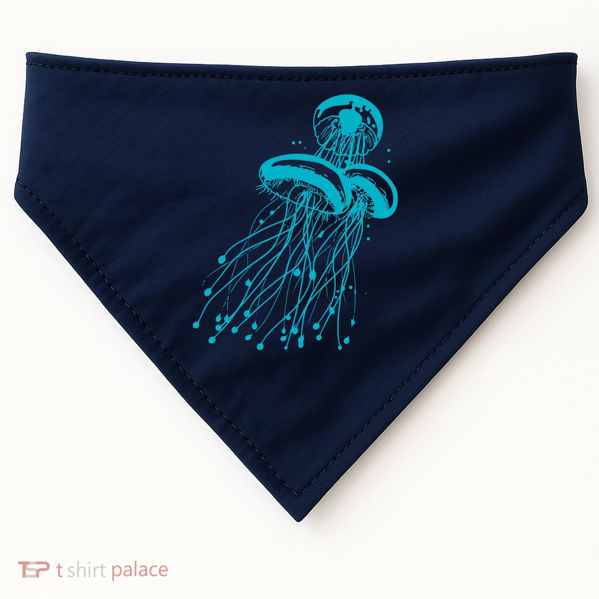 Jellyfish USA-Made Doggie Bandana