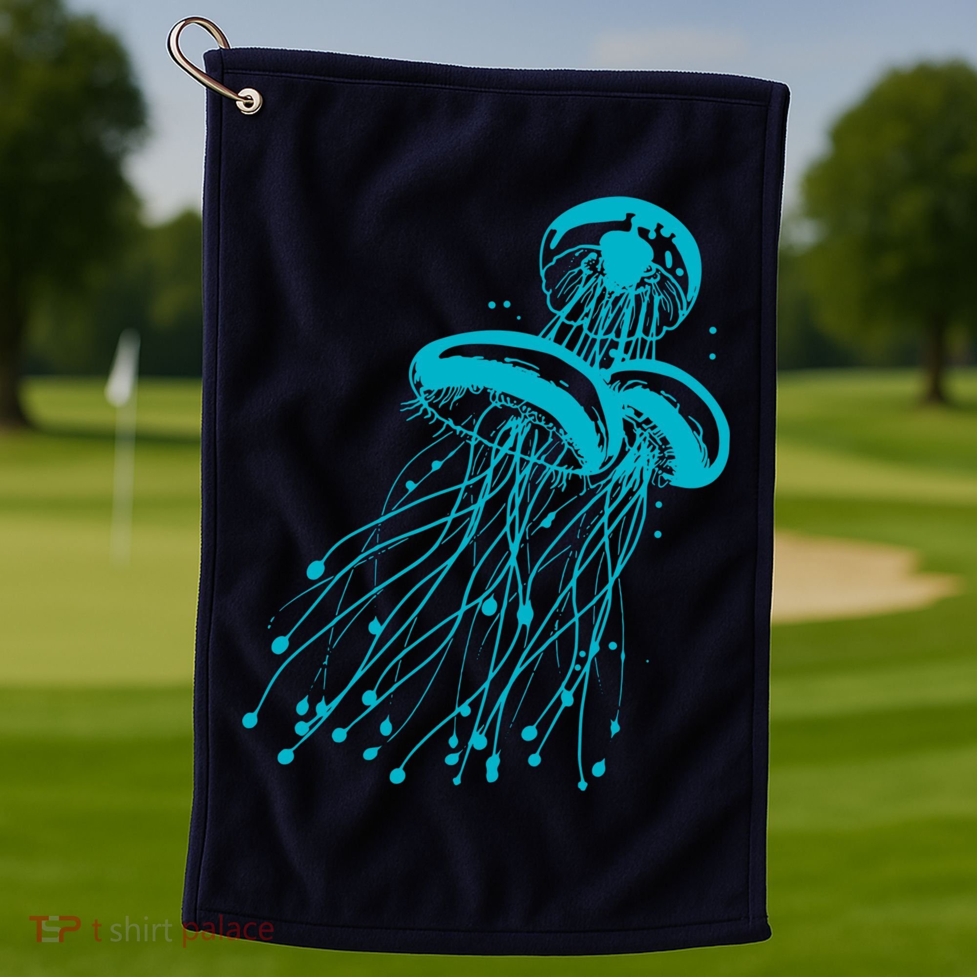 Jellyfish Golf Towel