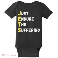 Jets Just Endure The Suffering Baby Bodysuit thumb 0