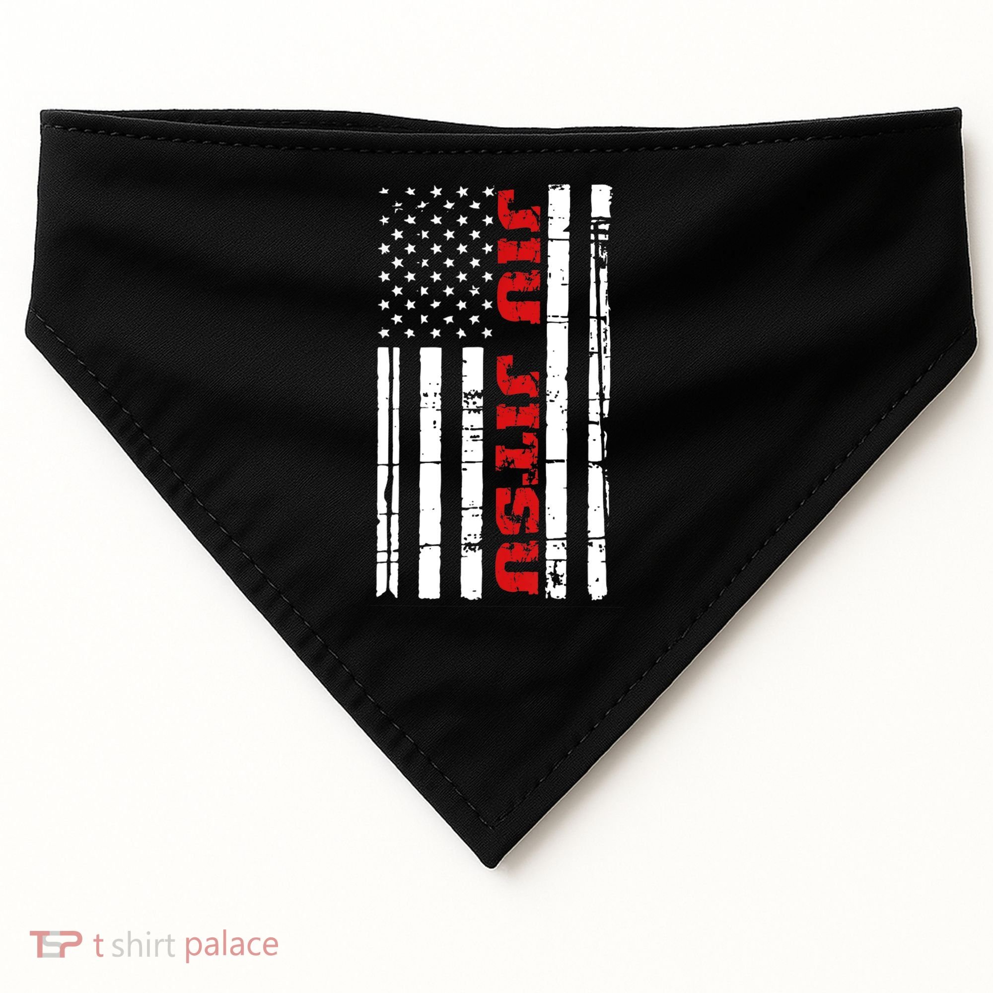 Jiu Jitsu Flag TShirt American Jiu Jitsu Shirt BJJ USA-Made Doggie Bandana