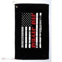 Jiu Jitsu Flag TShirt American Jiu Jitsu Shirt BJJ Golf Towel thumb 0