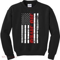 Jiu Jitsu Flag TShirt American Jiu Jitsu Shirt BJJ Kids Sweatshirt thumb 0