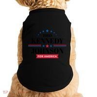 Jfk John F Kennedy Johnson Campaign Funny Gift Doggie Tank thumb 0