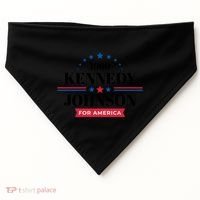 Jfk John F Kennedy Johnson Campaign Funny Gift USA-Made Doggie Bandana thumb 0