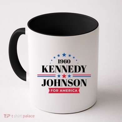 Jfk John F Kennedy Johnson Campaign Funny Gift Coffee Mug