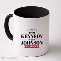 Jfk John F Kennedy Johnson Campaign Funny Gift Coffee Mug thumb 0
