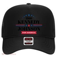 Jfk John F Kennedy Johnson Campaign Funny Gift Hat thumb 0