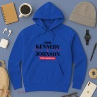 Jfk John F Kennedy Johnson Campaign Funny Gift Hoodie thumb 3