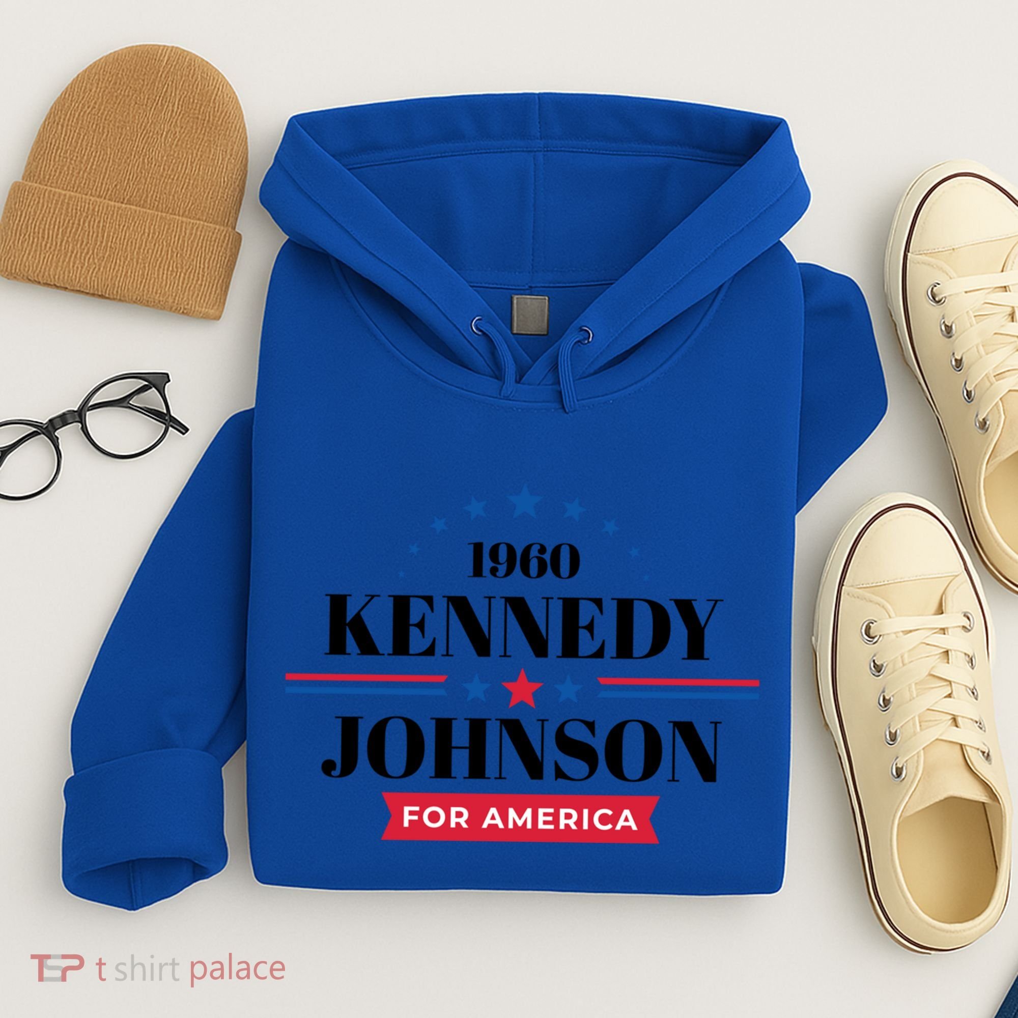 Jfk John F Kennedy Johnson Campaign Funny Gift Hoodie
