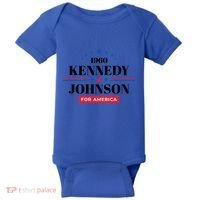 Jfk John F Kennedy Johnson Campaign Funny Gift Baby Bodysuit thumb 0