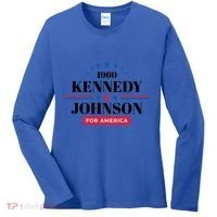 Jfk John F Kennedy Johnson Campaign Funny Gift Women's Long Sleeve Shirt thumb 0