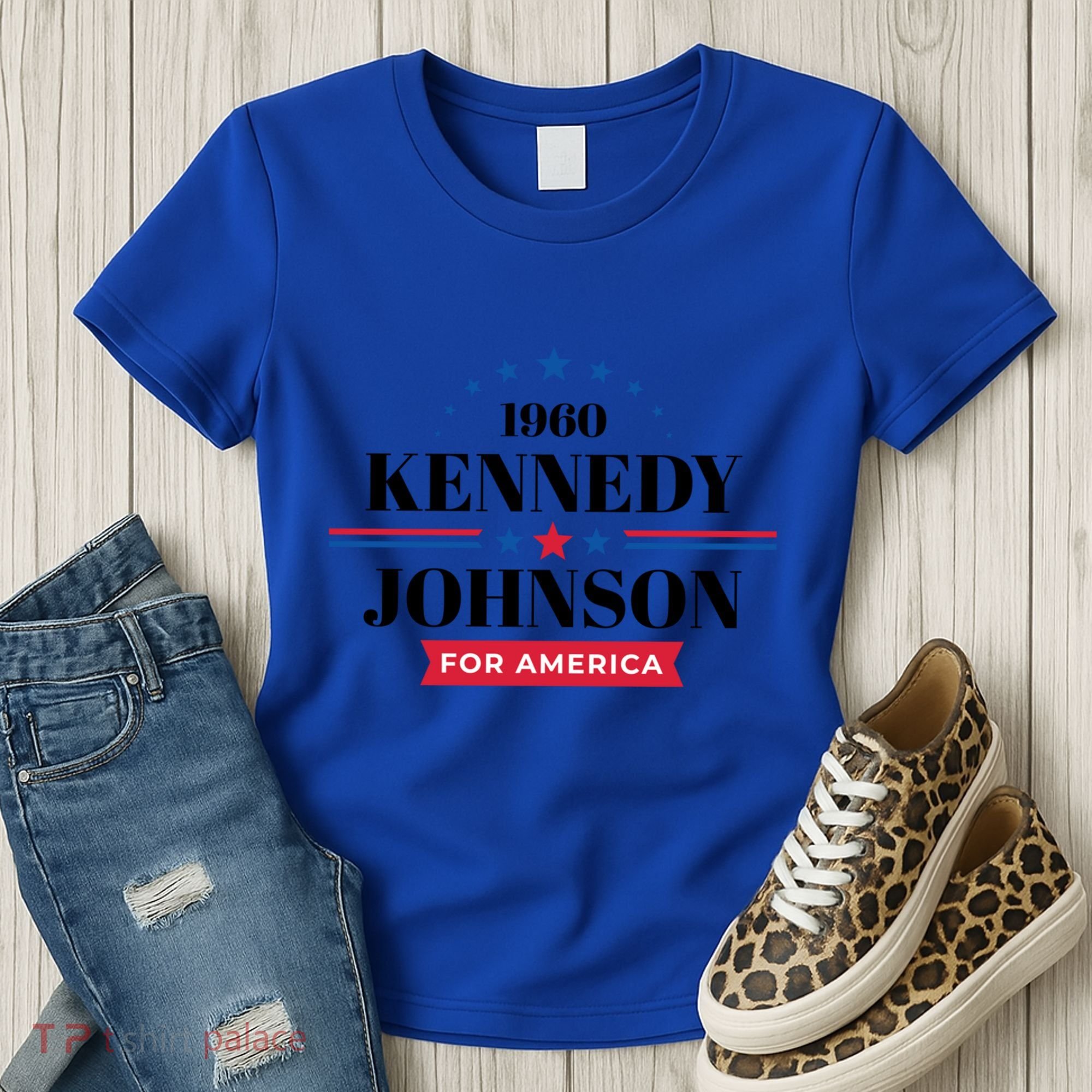 Jfk John F Kennedy Johnson Campaign Funny Gift Women's T-Shirt