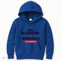Jfk John F Kennedy Johnson Campaign Funny Gift Kids Hoodie thumb 0