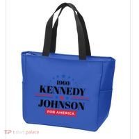 Jfk John F Kennedy Johnson Campaign Funny Gift Tote Bag thumb 3