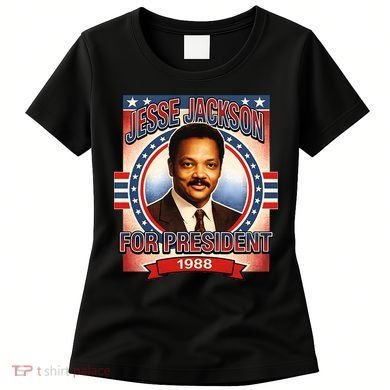 Jesse Jackson For President 1988 Vintage Women's T-Shirt