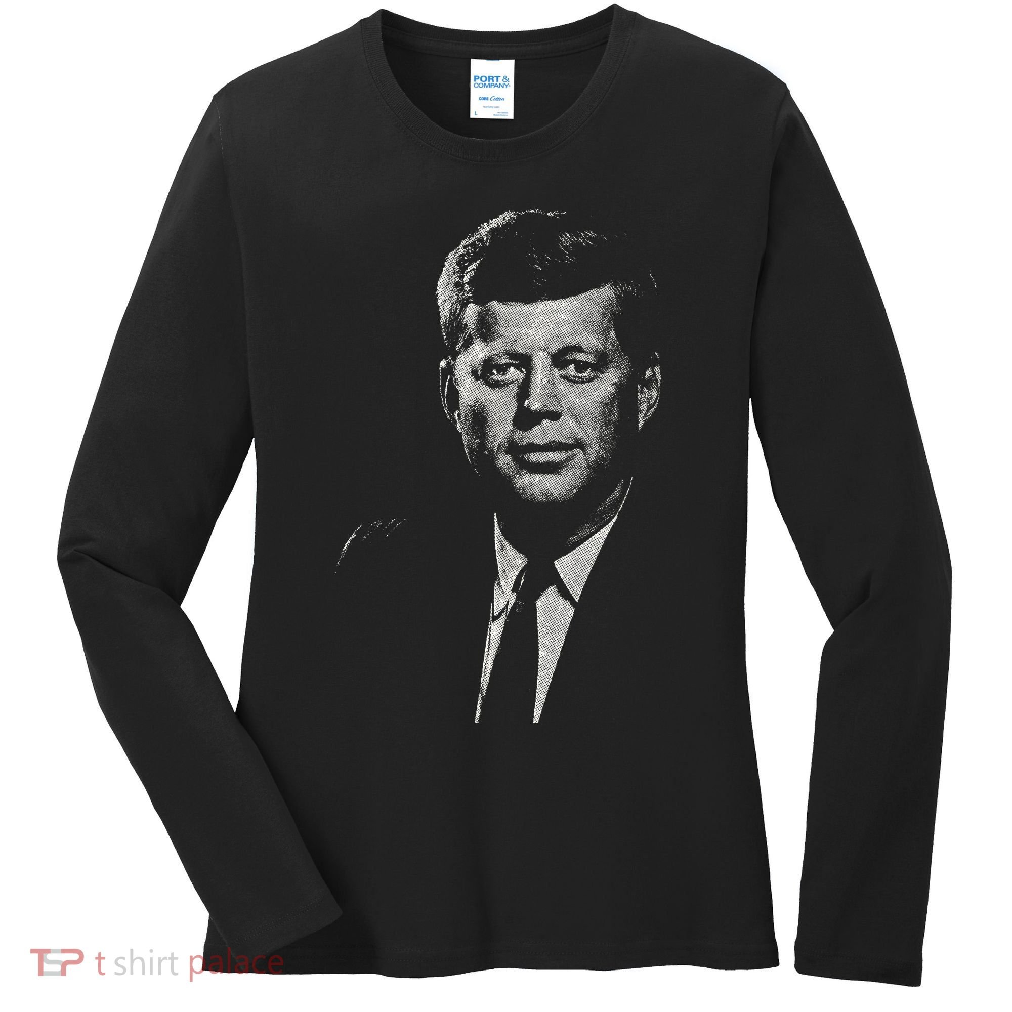 Jfk John F Kennedy Presidential Souvenir President Women's Long Sleeve Shirt