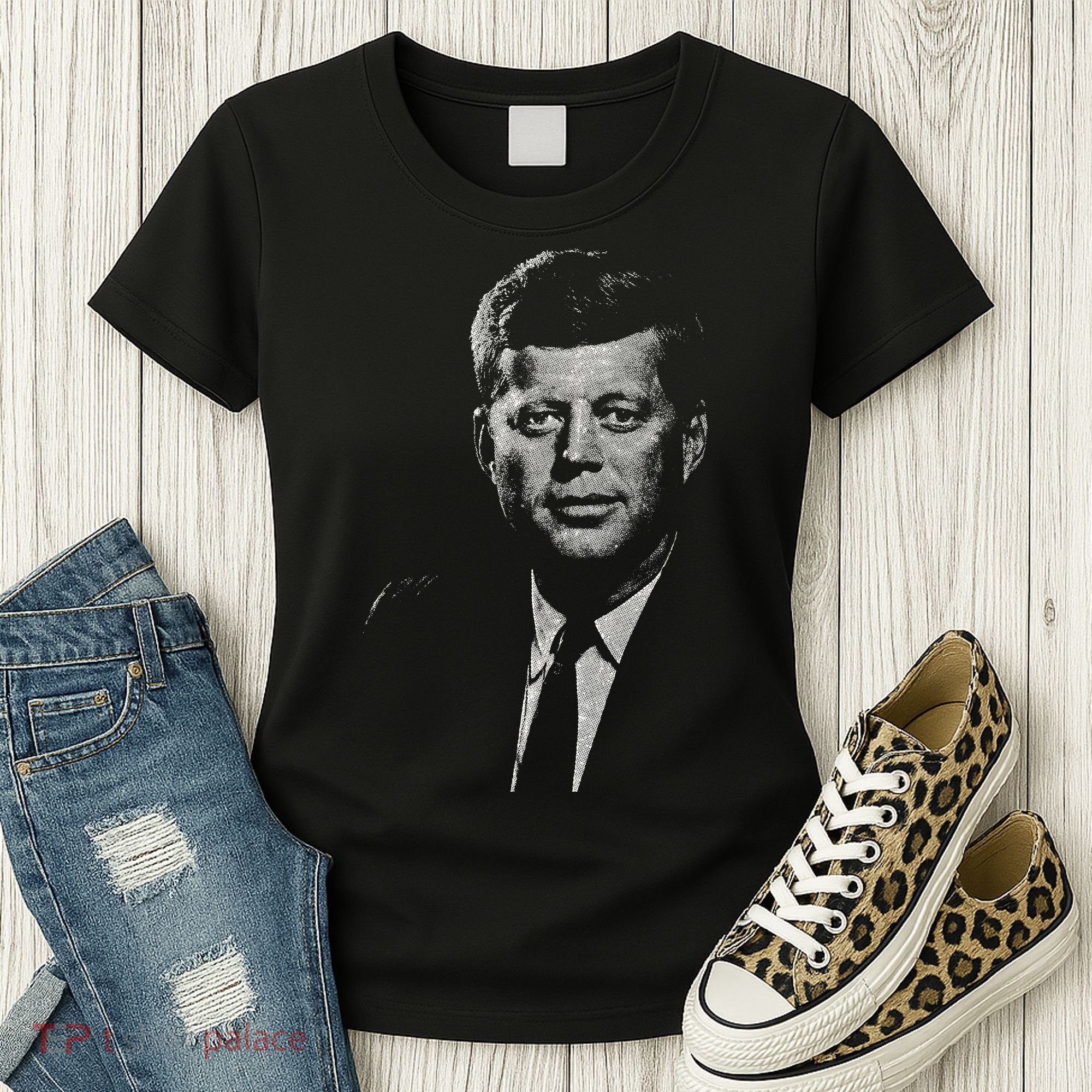 Jfk John F Kennedy Presidential Souvenir President Women's T-Shirt