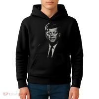 Jfk John F Kennedy Presidential Souvenir President Kids Hoodie thumb 4